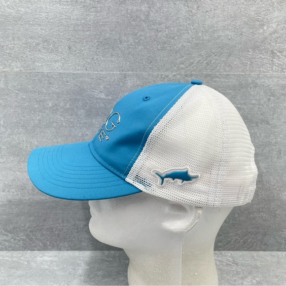 EAG Elite Hat Baseball Ball Cap ADJUSTABLE Blue White Relaxed Fit Mesh Back - Picture 5 of 9